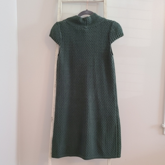 Fossil Medium Green mock neck cap sleeve sweater dress - Picture 4 of 4